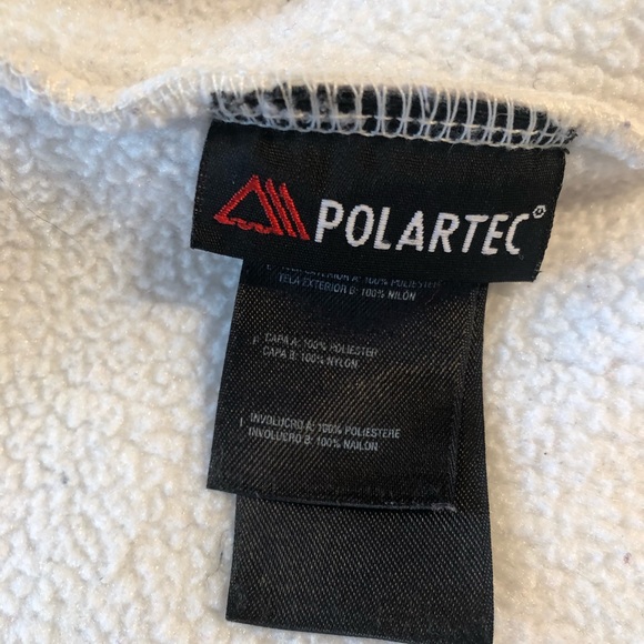 North Face Jacket Denali Two Tone Fleece White and Gray Size XS - Picture 4 of 6